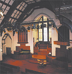 inside of church